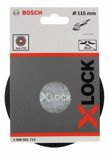 X-LOCK Stützteller, hart, 115 mm Bosch Accessories 2608601713