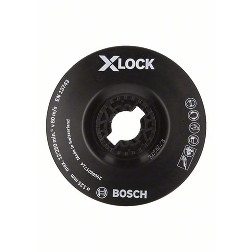 Bosch Accessories X-LOCK Stützteller, weich, 125mm 2608601714