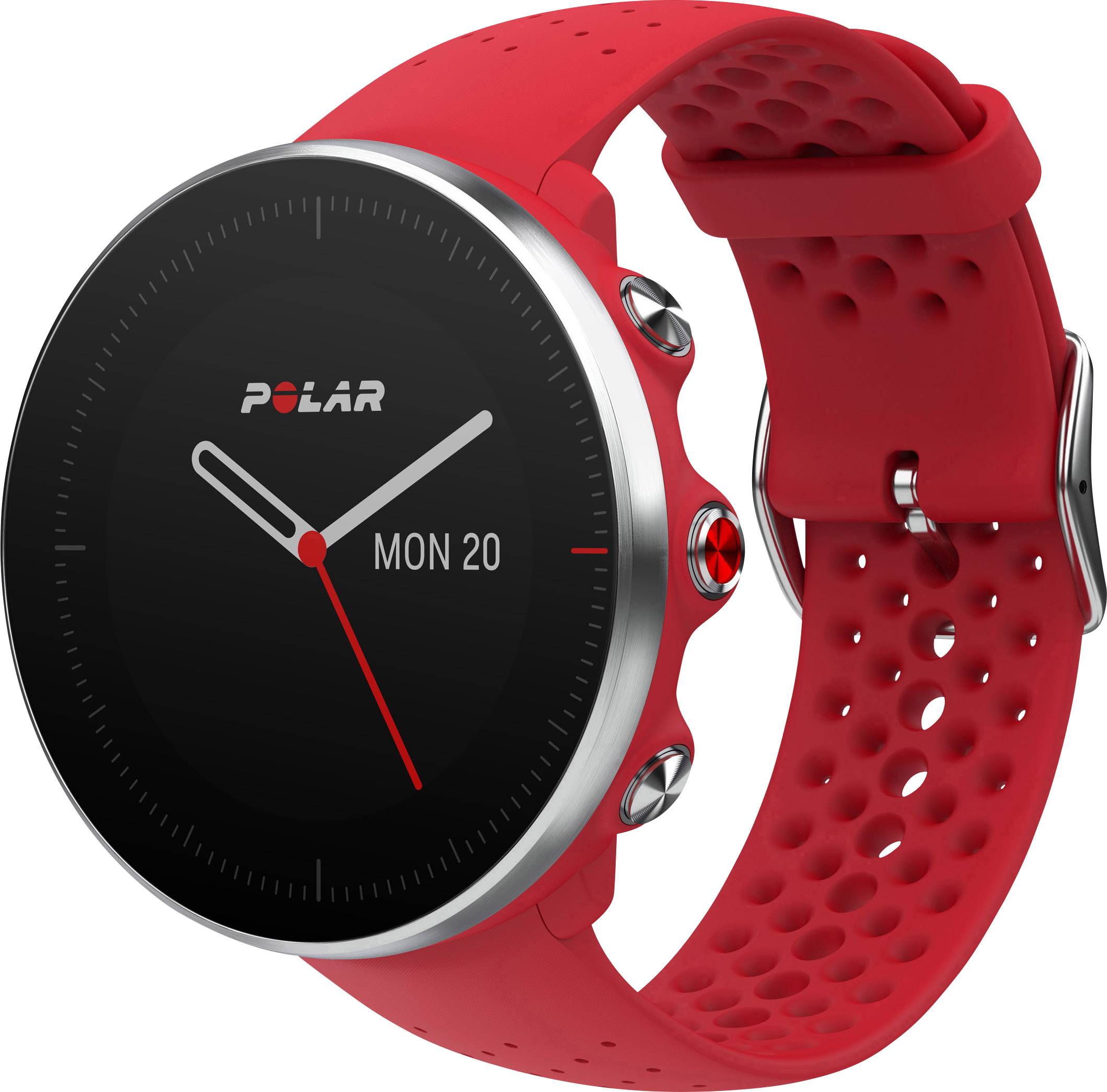 Polar Vantage M - Allround-Multisport Smartwatch M/L Rot