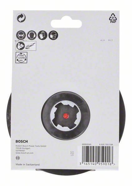 X-LOCK Stützteller, mit Klettverschluss 125 mm Bosch Accessories 2608601722