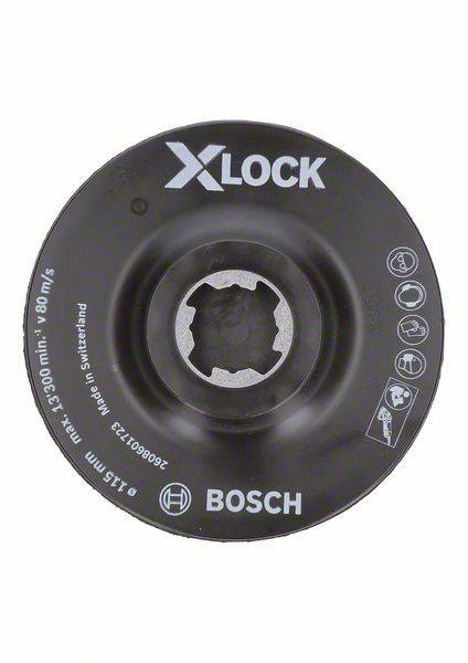 Bosch Accessories X-LOCK SCM Stützteller mit Mittelstift, 115mm 2608601723