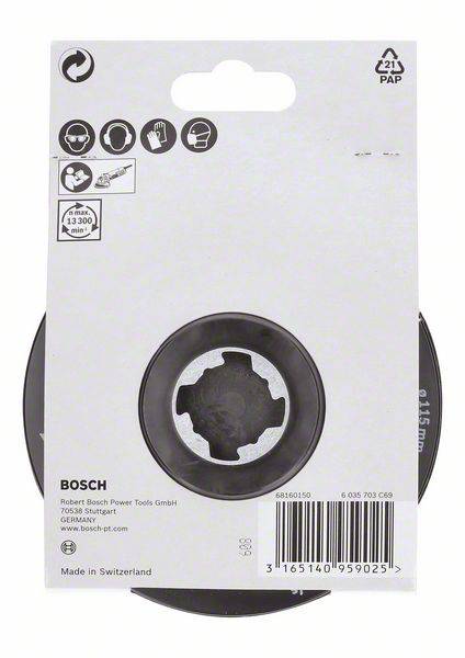 Bosch Accessories X-LOCK SCM Stützteller mit Mittelstift, 115mm 2608601723