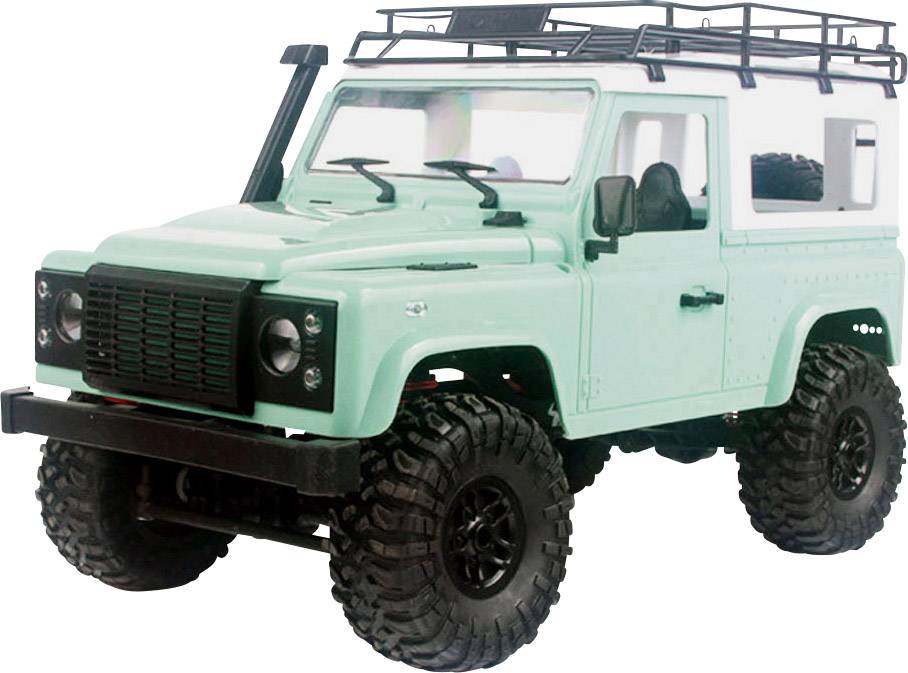 Amewi D90X12 – Voiture RC 1:12 électrique Brute, 4 Roues Motrices, Kit à Monter, 2,4 GHz, Châssis Métal