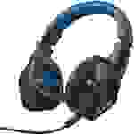 Trust GXT404B Rana Gaming Over Ear Headset kabelgebunden Stereo Schwarz, Blau Mikrofon-Rauschunterdrückung Lautstärkeregelung