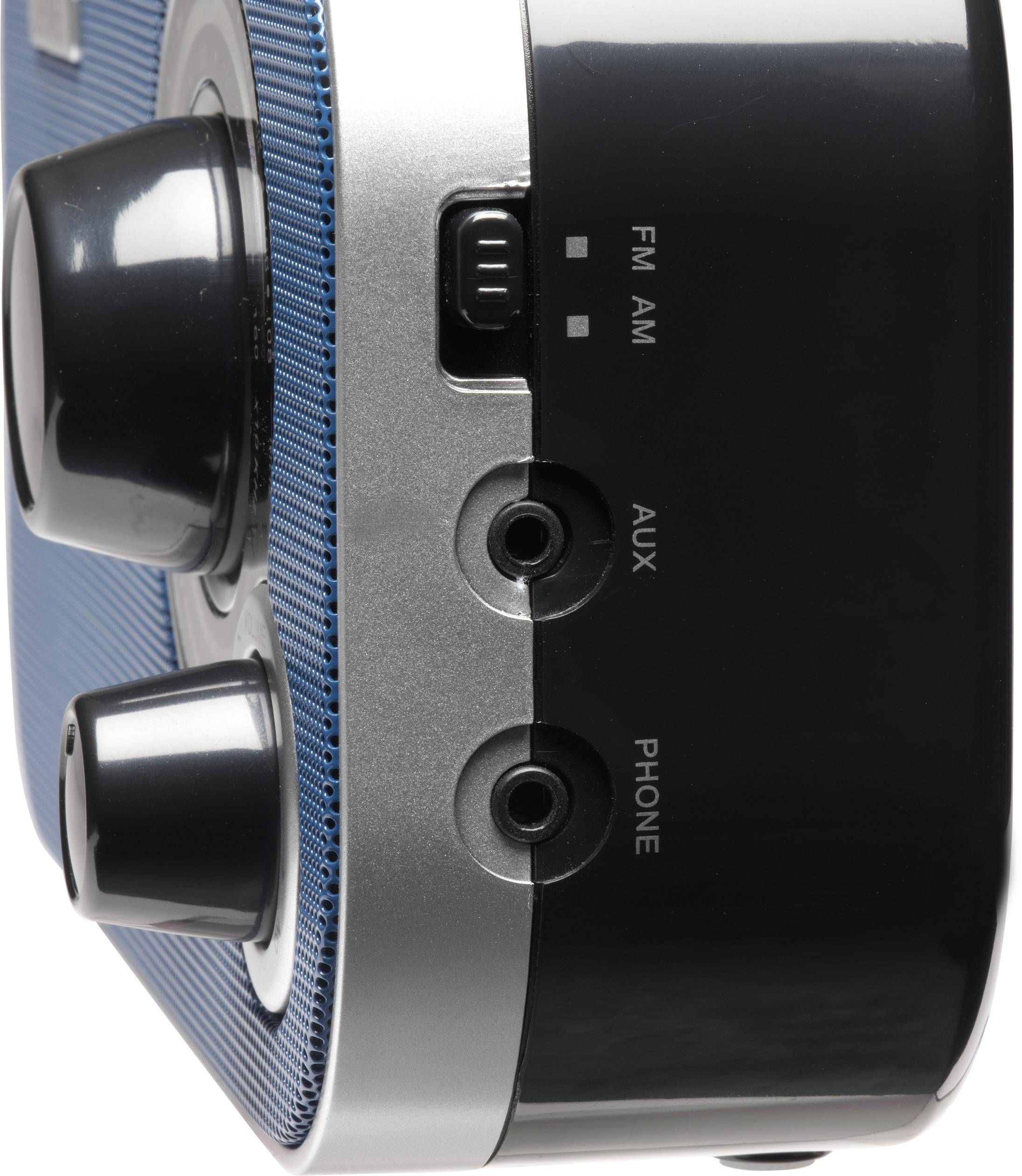 Denver TR-54 Kofferradio UKW AUX Blau