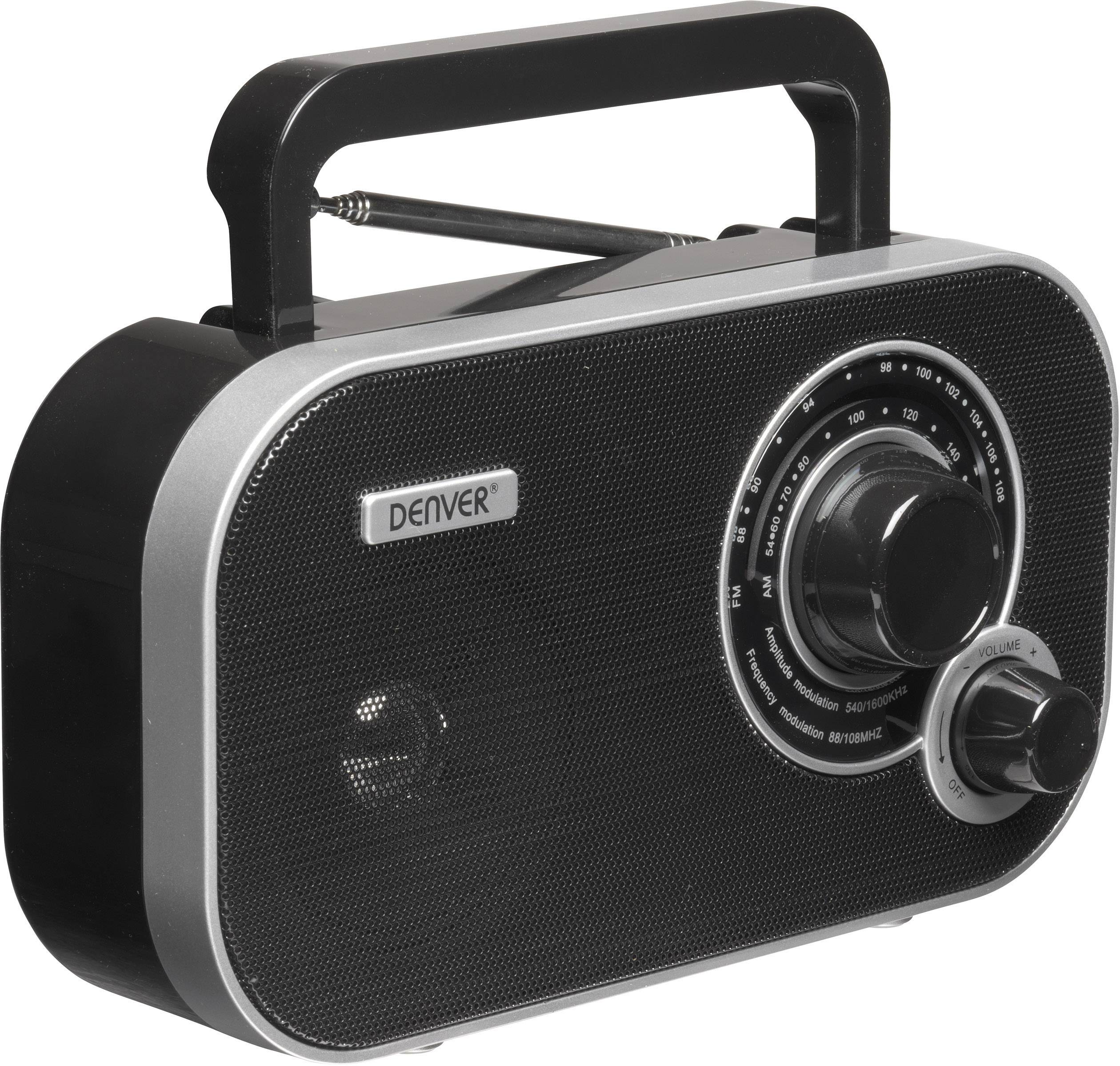 Denver TR-54 Kofferradio UKW AUX Schwarz