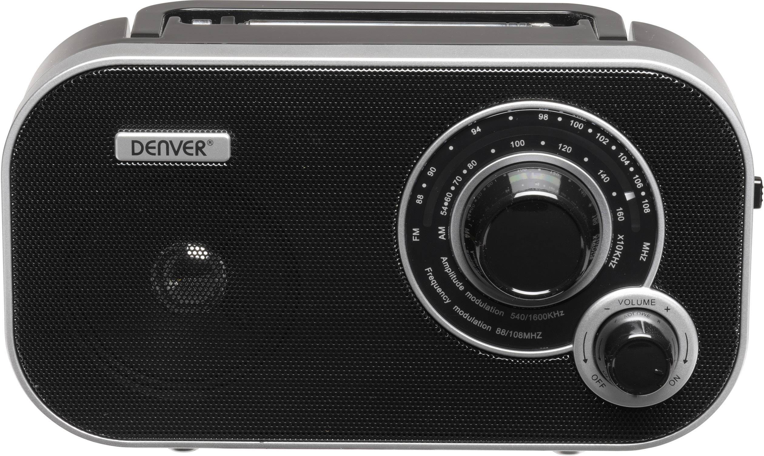 Denver TR-54 Kofferradio UKW AUX Schwarz