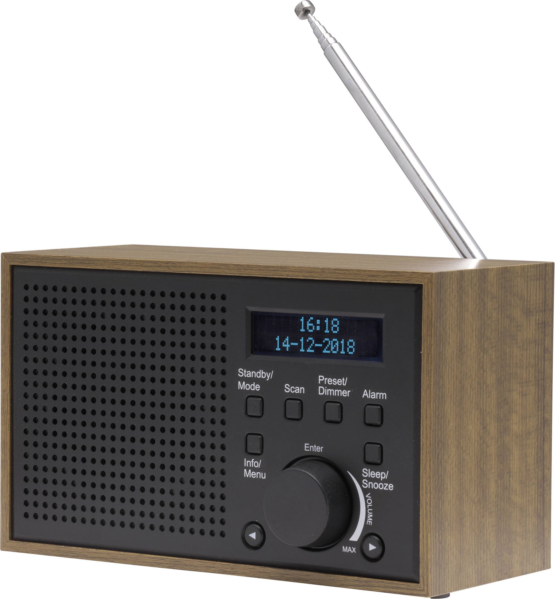 Denver DAB-46 Tischradio DAB+, UKW Grau