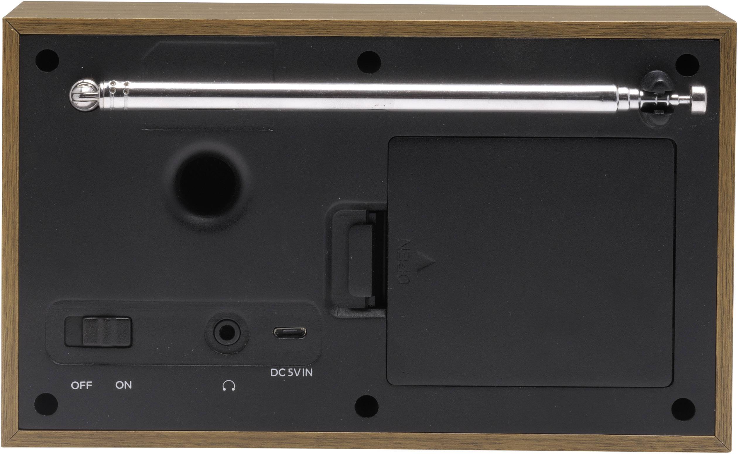 Denver DAB-46 Tischradio DAB+, UKW Grau