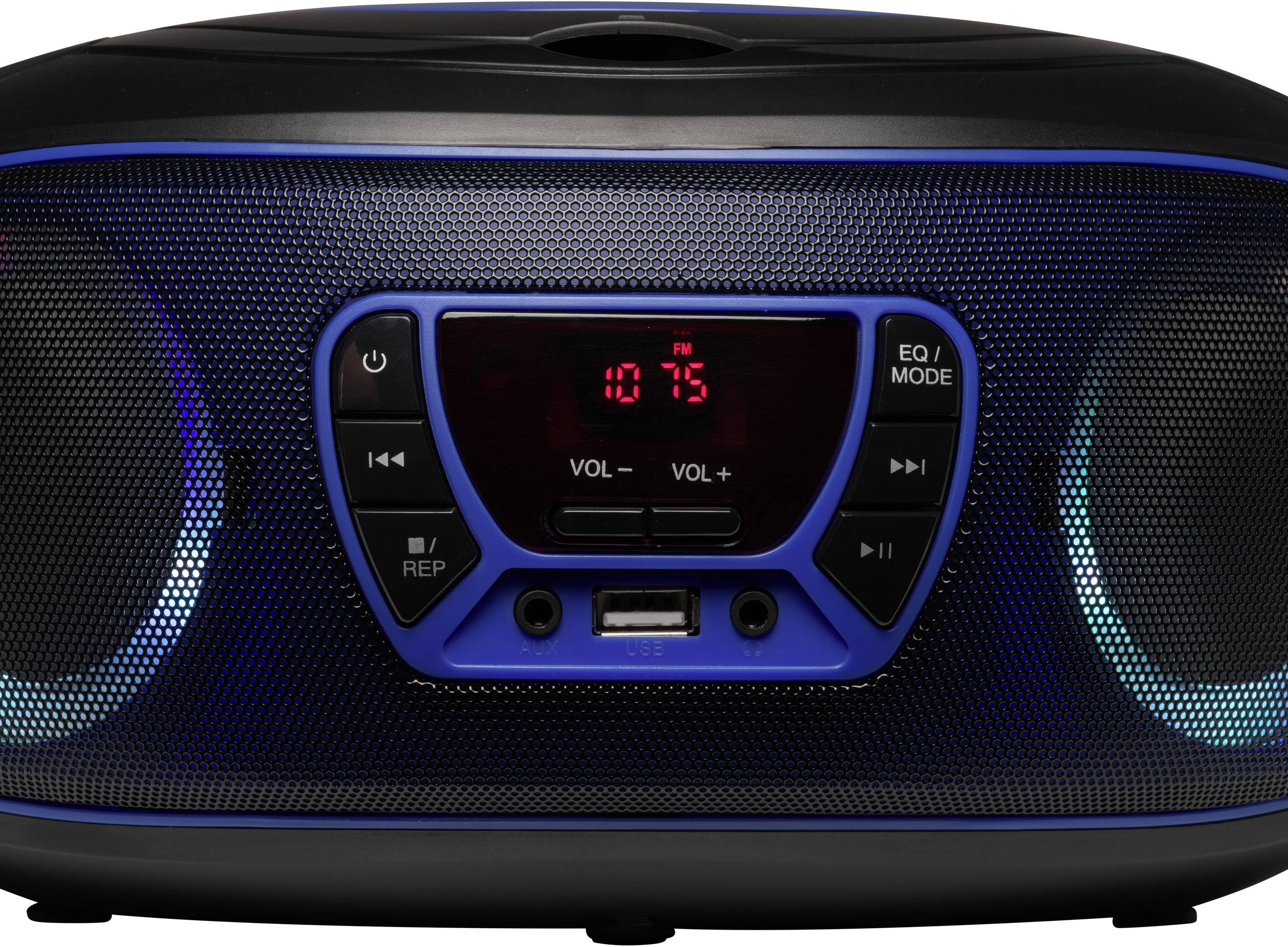 Denver TCL-212BT CD-Radio UKW AUX, CD, USB, Bluetooth® Stimmungslicht Blau