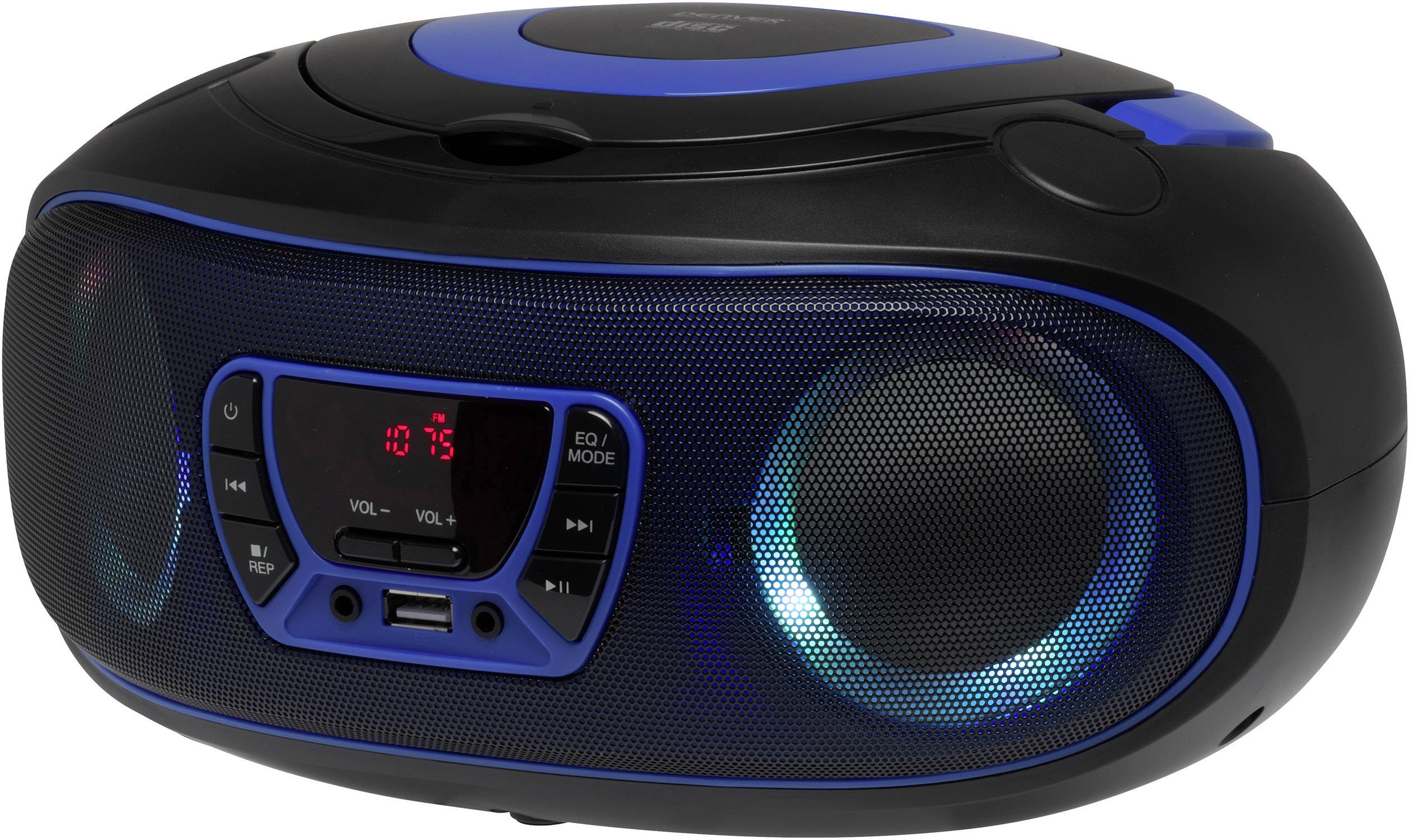 Denver TCL-212BT CD-Radio UKW AUX, CD, USB, Bluetooth® Stimmungslicht Blau
