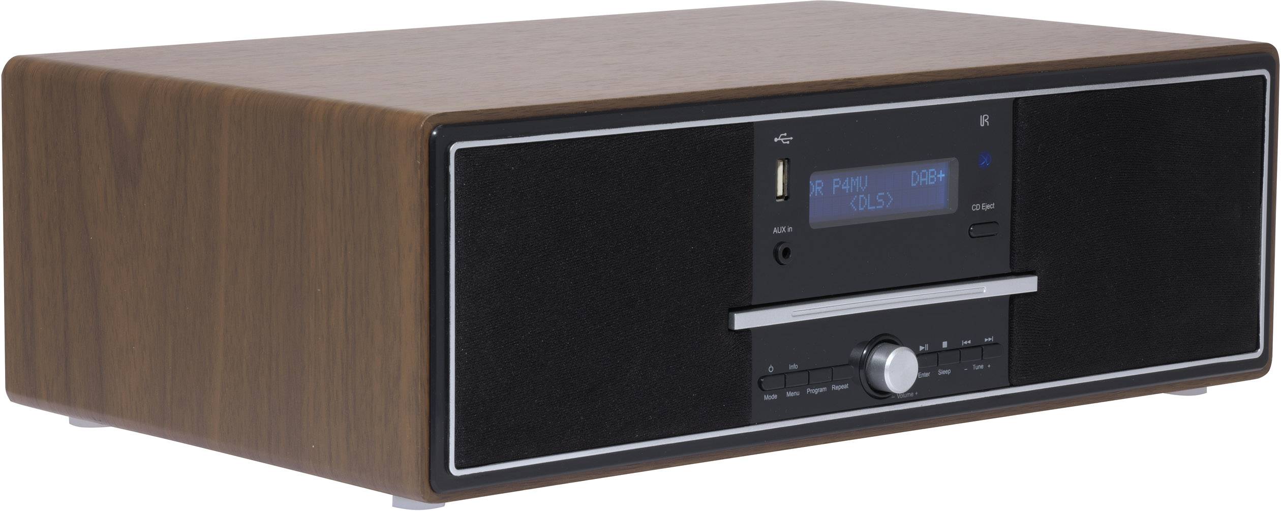 Denver MDA-250 CD-Radio DAB+, UKW AUX, Bluetooth®, CD, USB Holz