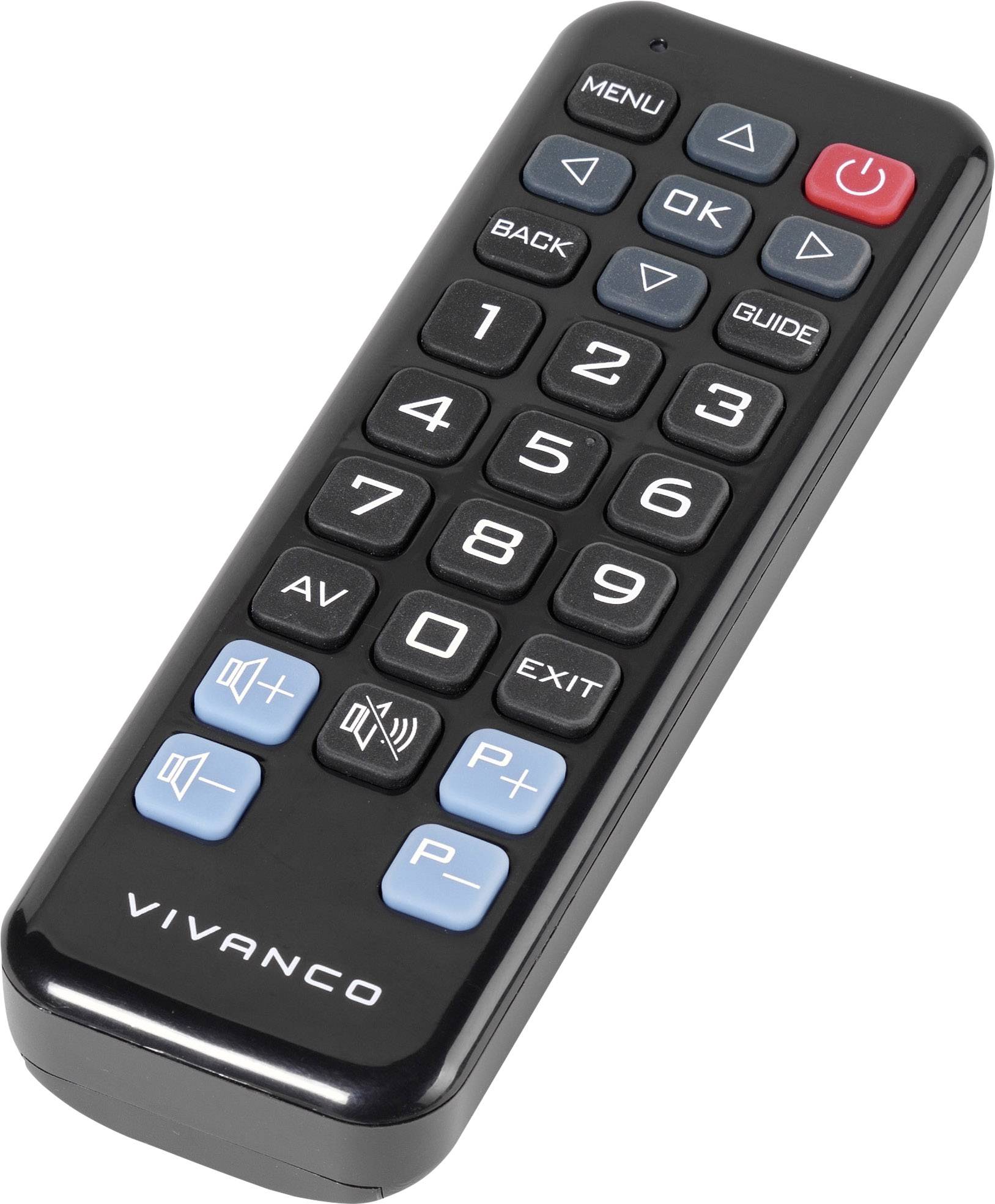 Vivanco RR Z 130 LG Fernbedienung Schwarz