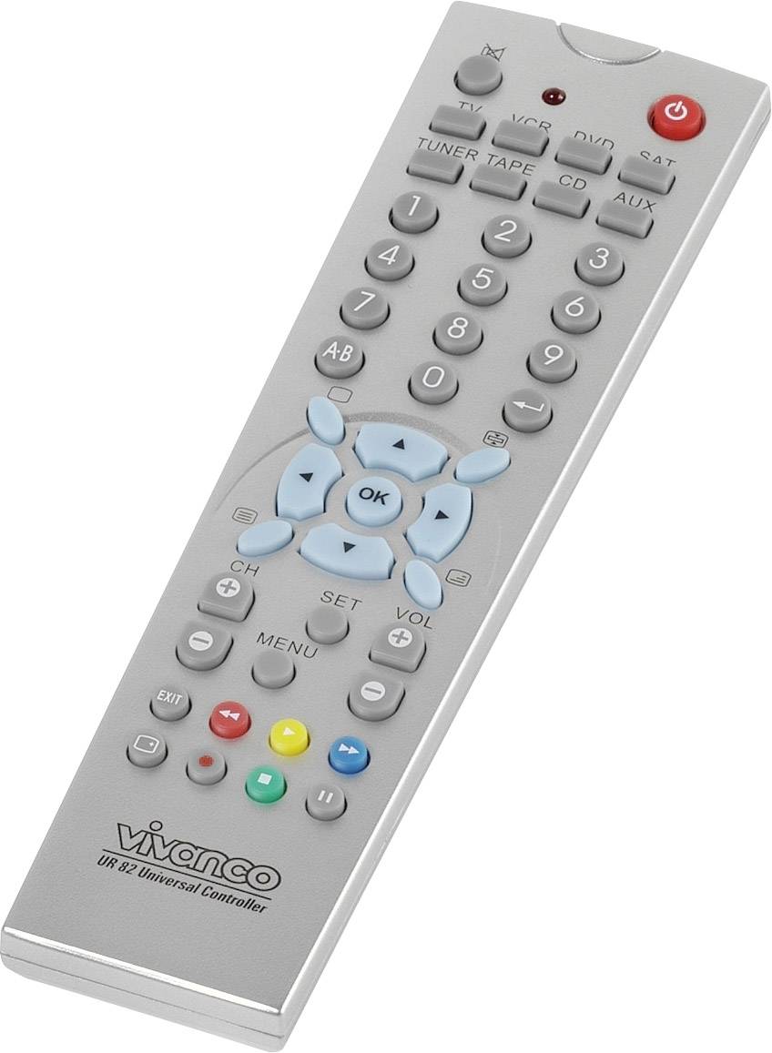 Fernbedienung Vivanco Ur 82 Universal Controller Anleitung Vivanco UR 82 SE universelle Fernbedienung Silber | voelkner