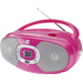 Dual P 390 CD-Radio UKW, MW CD, USB Pink