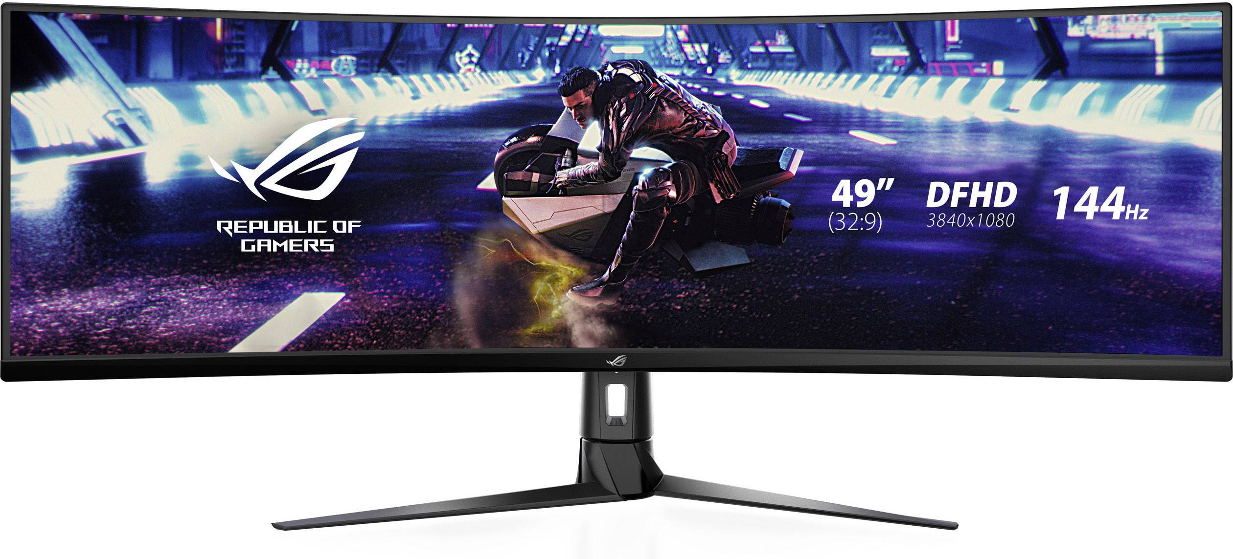 Asus XG49VQ Gaming Monitor EEK G (A - G) 124.5cm (49 Zoll) 3840 x 1080 Pixel 32:9 4 ms HDMI®, DisplayPort, USB, Kopfhörer-Buchse