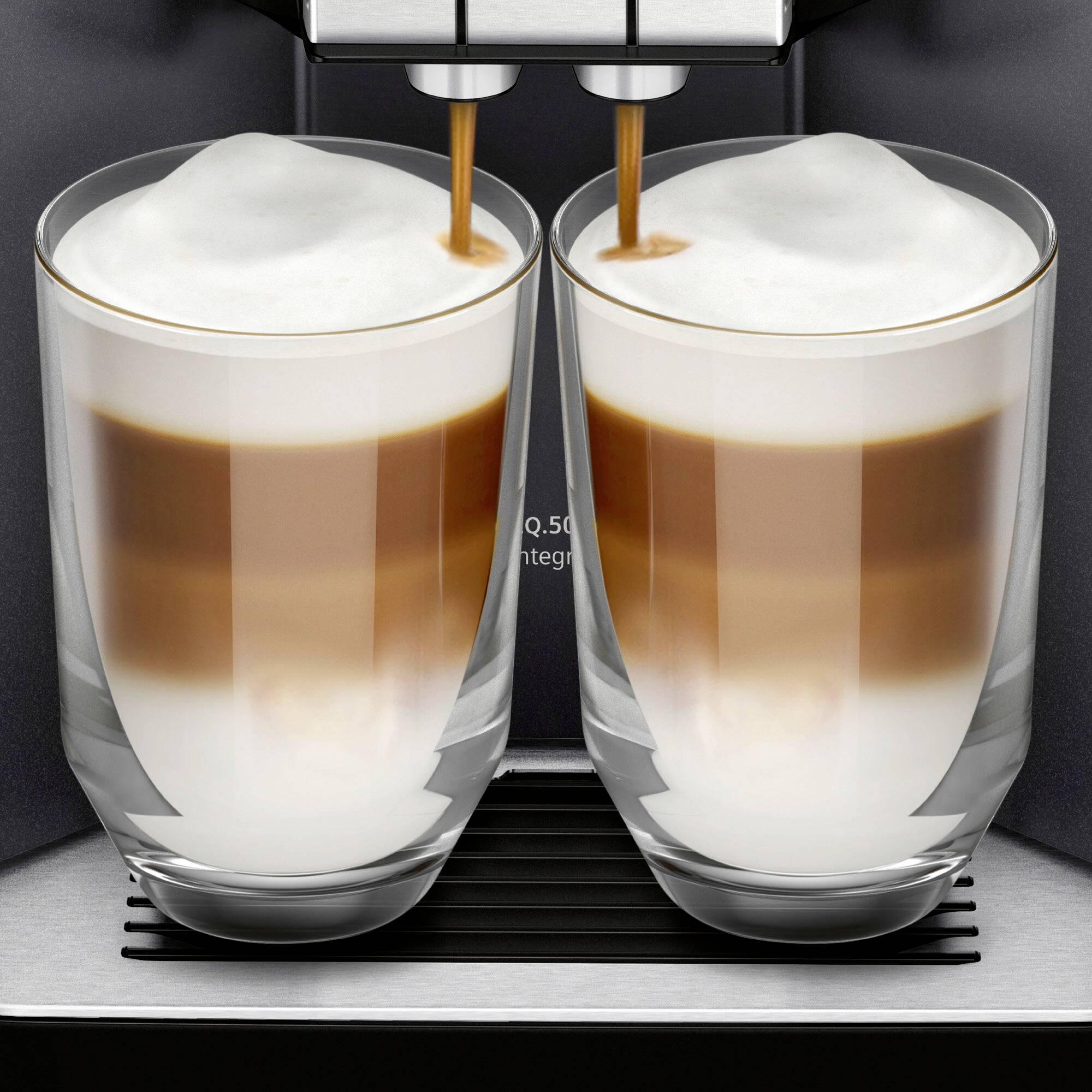 Siemens Hausgeräte EQ.500 integral TQ505D09 Kaffeevollautomat Schwarz