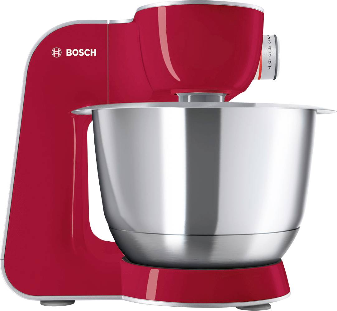 Bosch Haushalt MUM58720 Küchenmaschine 1000 W Dunkelrot, Silber (matt)