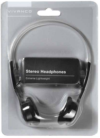 Vivanco SR 3030 On Ear Kopfhörer kabelgebunden Schwarz