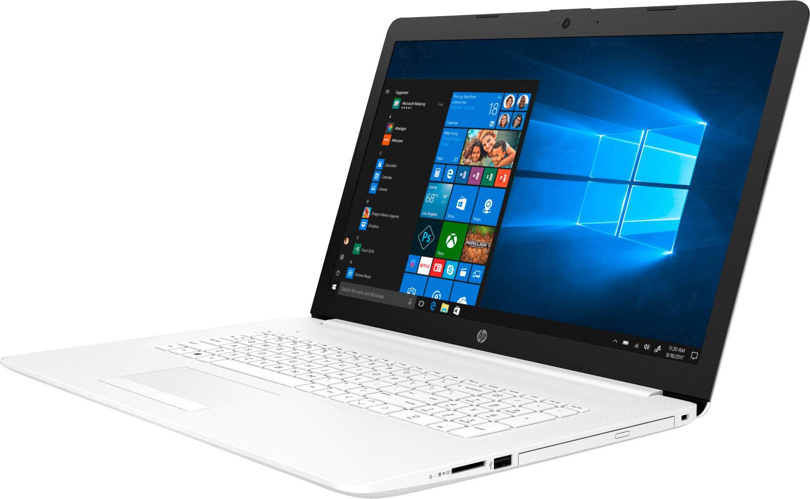 HP 17-by0450ng 43.9cm (17.3 Zoll) Notebook Intel® Pentium® Gold 4417U 8GB 256GB SSD Intel HD Graphics 610 Windows® 10 Home