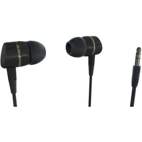 Vivanco SOLIDSOUND BLACK In Ear Kopfhörer kabelgebunden Schwarz