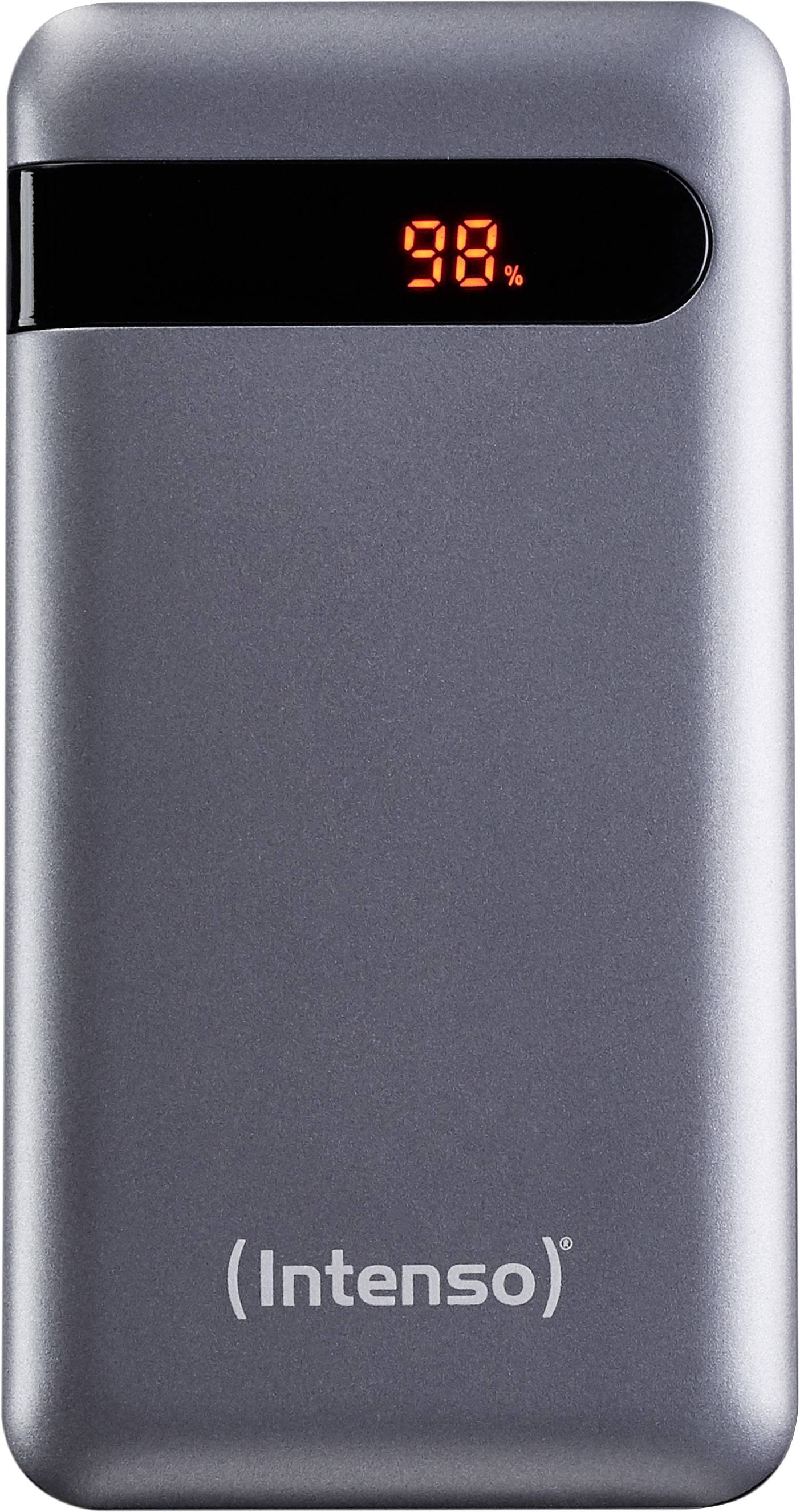 Intenso PD10000 Powerbank 10000 mAh Quick Charge 3.0, USB PD 3.0 LiPo Schwarz Statusanzeige