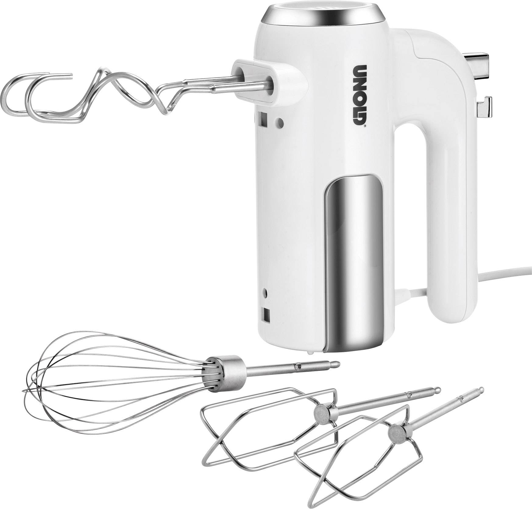 Unold 78710 Handmixer 450W Weiß, Edelstahl