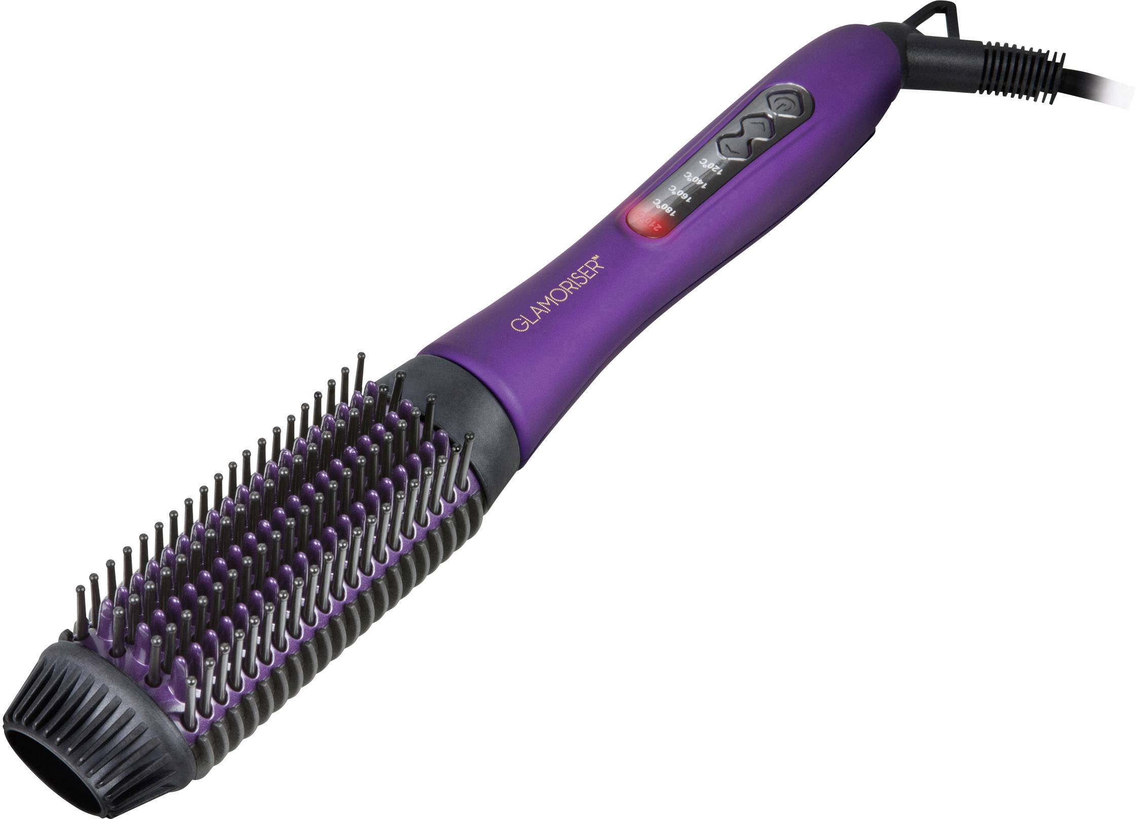 Glamoriser GLA024 Glättungsbürste Schwarz, Ultraviolett