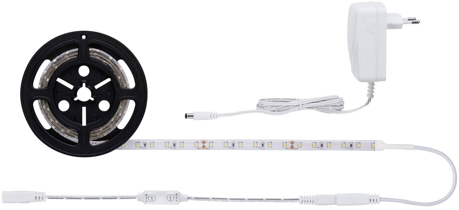 Paulmann SimpLED 78955 LED-Streifen-Komplettset mit Stecker 24V 1.5m Warmweiß 1St.