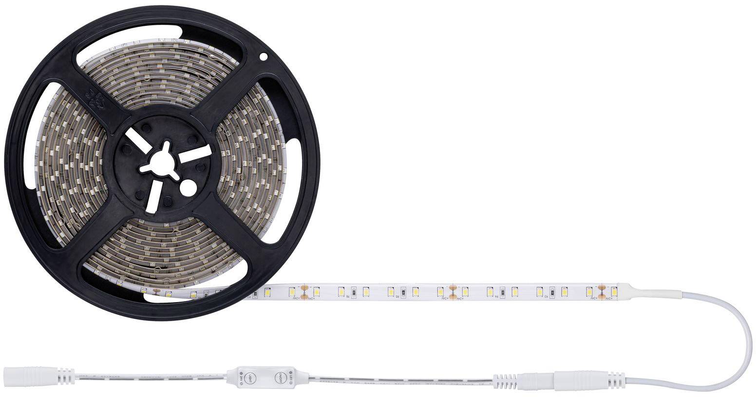 Paulmann SimpLED 78957 LED-Streifen-Komplettset mit Stecker 24V 5m Warmweiß 1St.