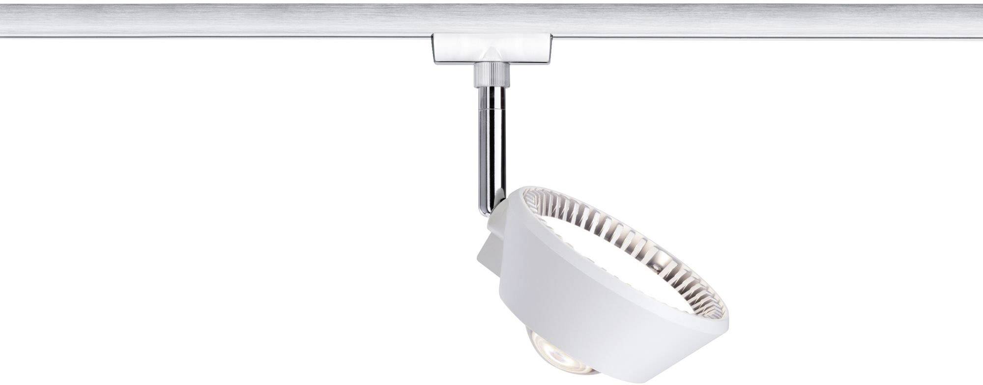 Paulmann VariLine Sabik Hochvolt-Schienensystem-Leuchte VariLine (2phasig)  LED fest eingebaut 13 W LED Chrom, Weiß (matt)