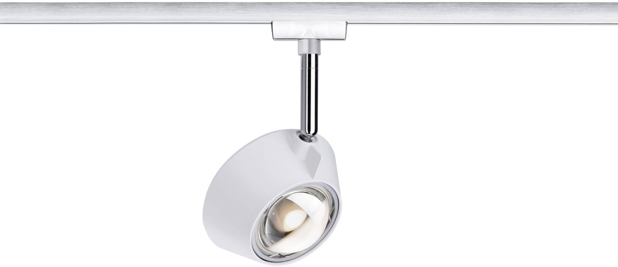 Paulmann VariLine Sabik Hochvolt-Schienensystem-Leuchte VariLine (2phasig)  LED fest eingebaut 13 W LED Chrom, Weiß (matt)