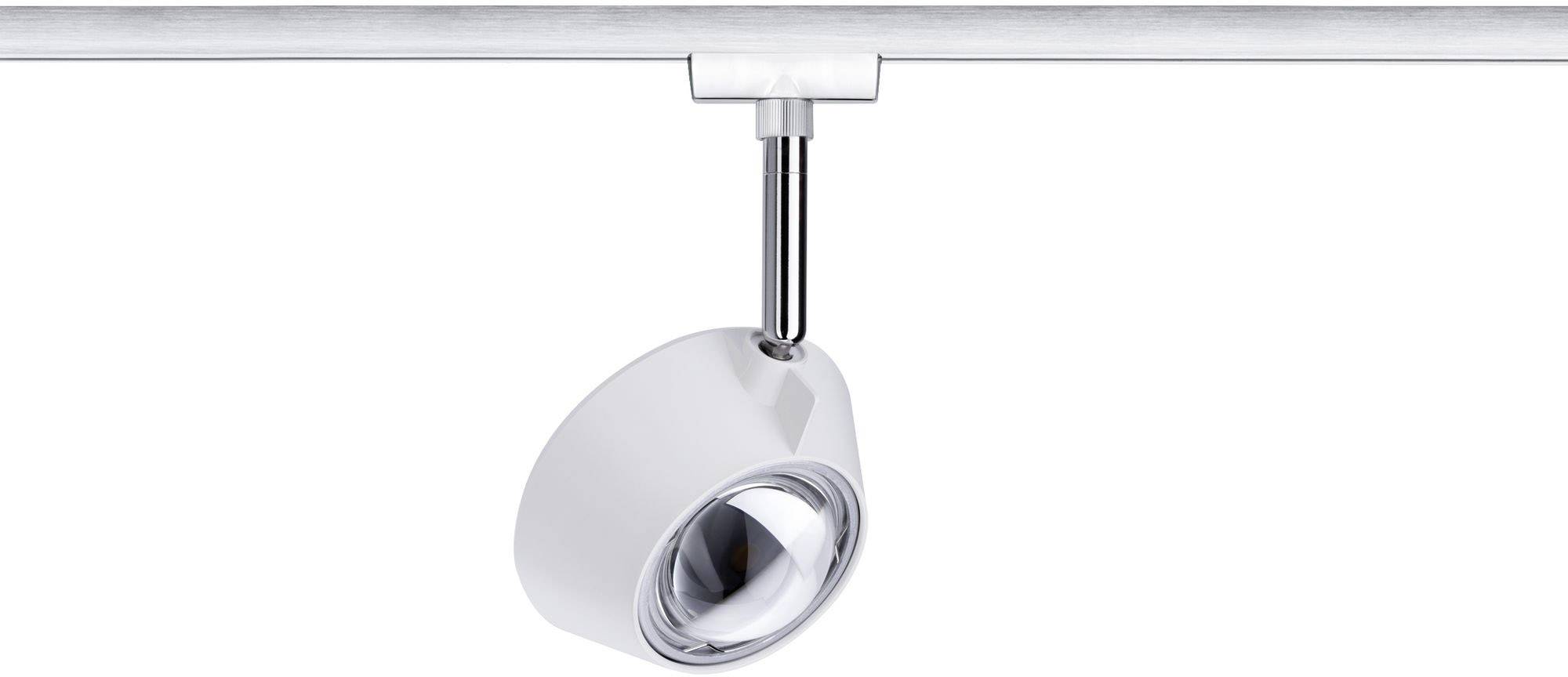 Paulmann VariLine Sabik Hochvolt-Schienensystem-Leuchte VariLine (2phasig)  LED fest eingebaut 13 W LED Chrom, Weiß (matt)