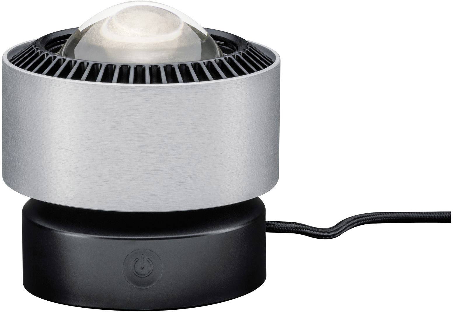 Paulmann 79718 LED-Tischlampe 3.5W Aluminium (gebürstet), Schwarz