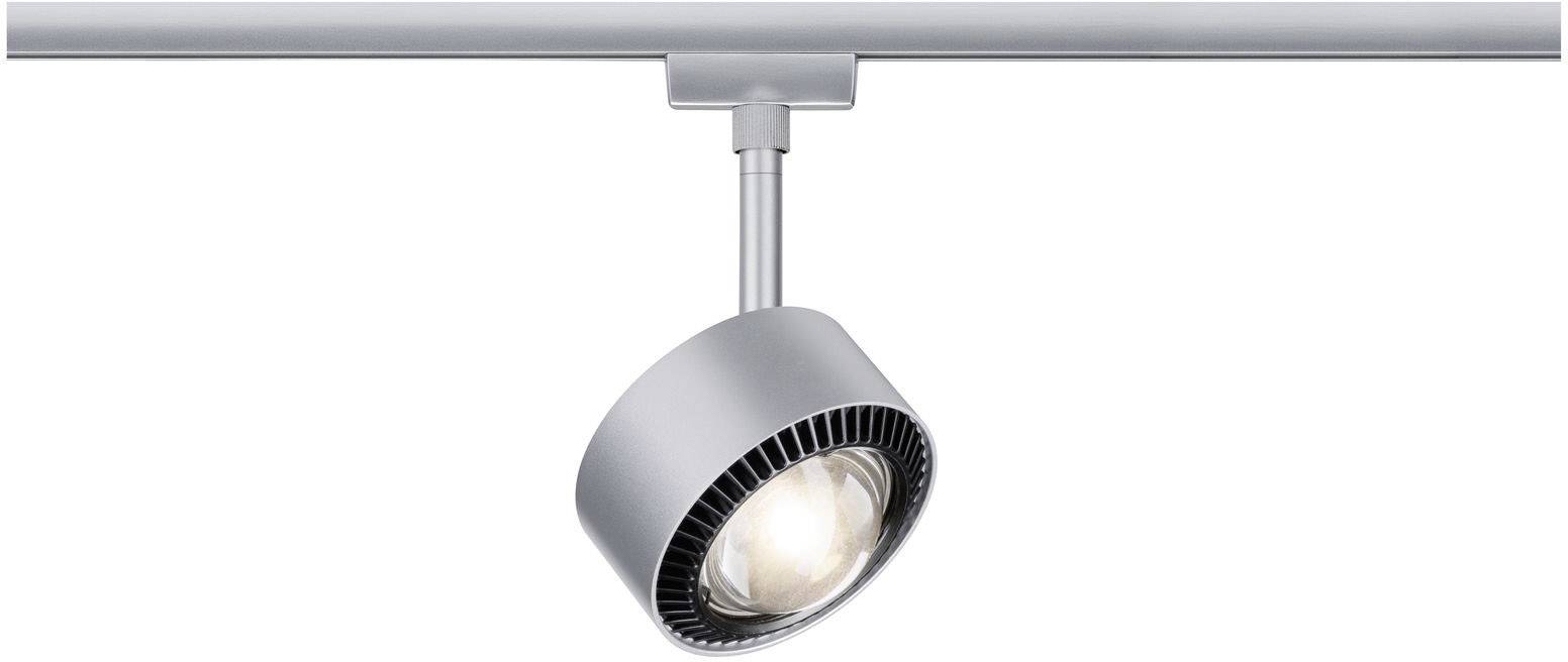 Paulmann Aldan Hochvolt-Schienensystem-Leuchte URail LED fest eingebaut 9W LED Chrom (matt)