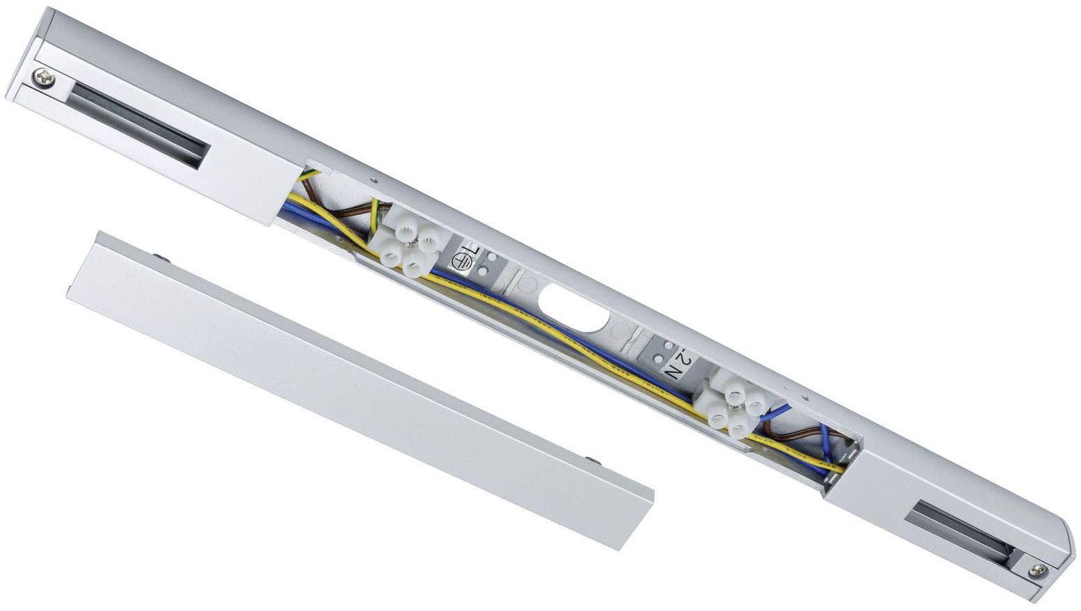 Paulmann URail 97765 Hochvolt-Schienensystem-Komponente Mitteleinspeiser Chrom (matt)