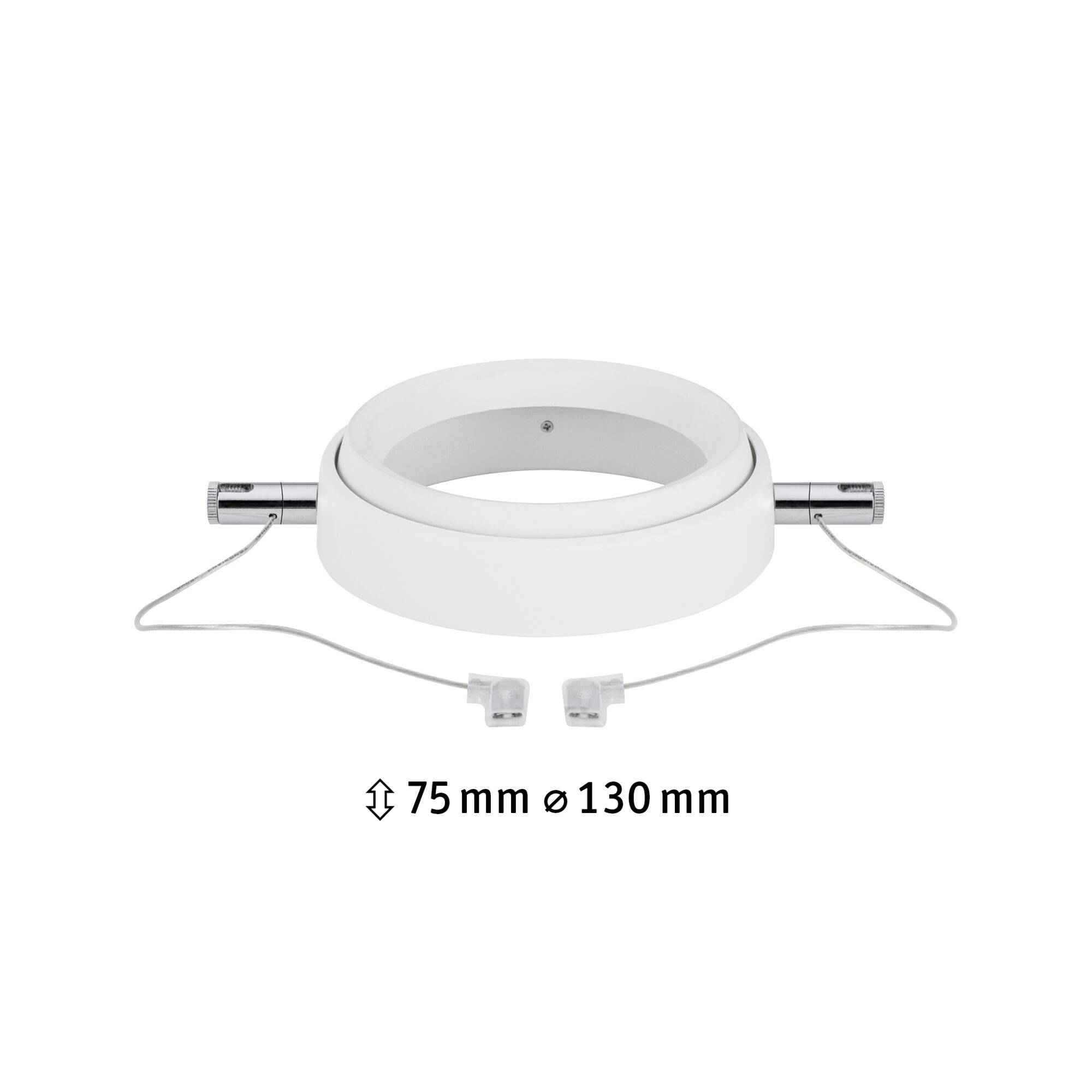Paulmann Hochvolt-Seilsystem-Leuchte Powerline II LED fest eingebaut 8 W LED Weiß