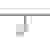 Paulmann URail Sabik Hochvolt-Schienensystem-Leuchte URail LED fest eingebaut 13W LED Chrom (matt), Weiß (matt)
