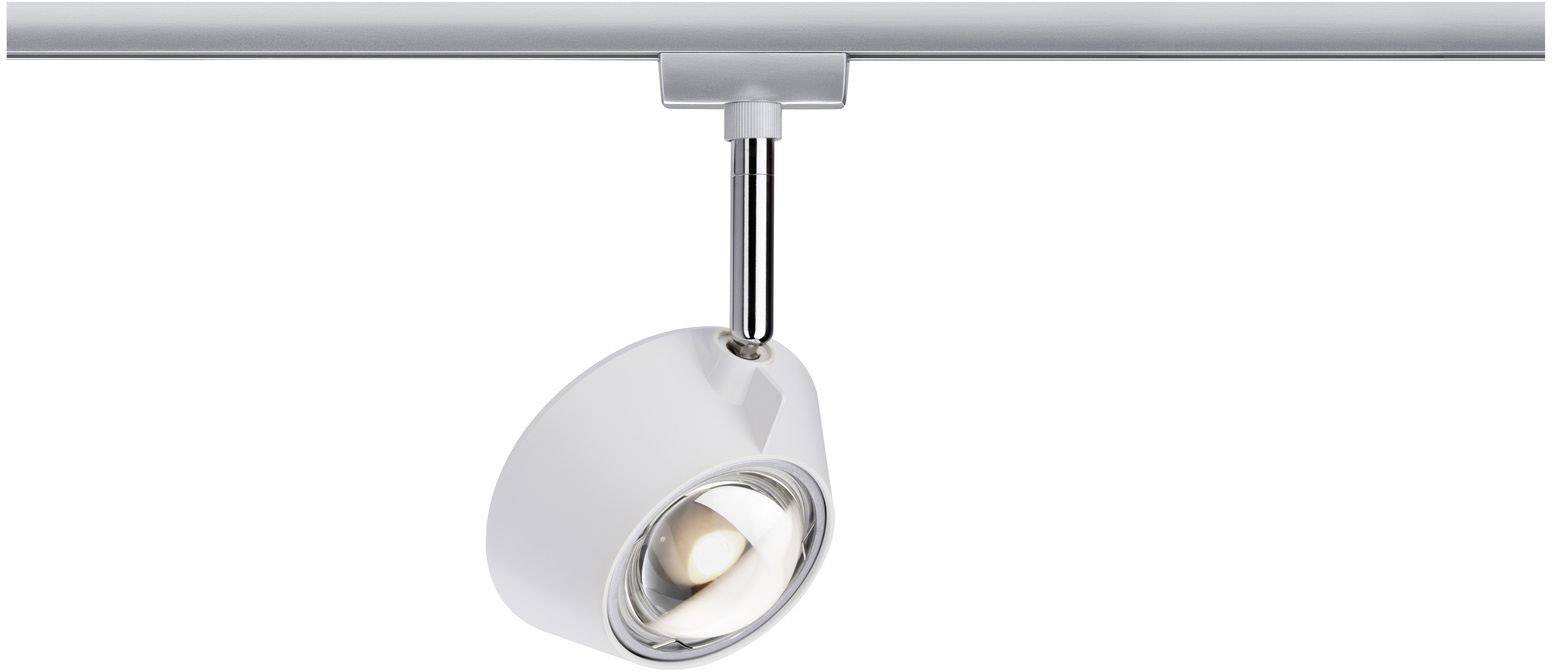 Paulmann URail Sabik Hochvolt-Schienensystem-Leuchte URail LED fest eingebaut 13W LED Chrom (matt), Weiß (matt)