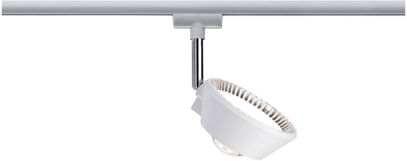 Paulmann URail Sabik Hochvolt-Schienensystem-Leuchte URail LED fest eingebaut 13W LED Chrom (matt), Weiß (matt)