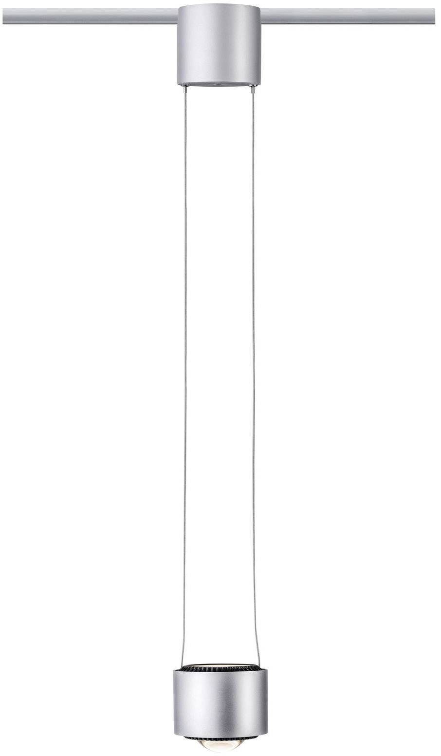 Paulmann Hochvolt-Schienensystem-Leuchte URail Chrom (matt), Schwarz