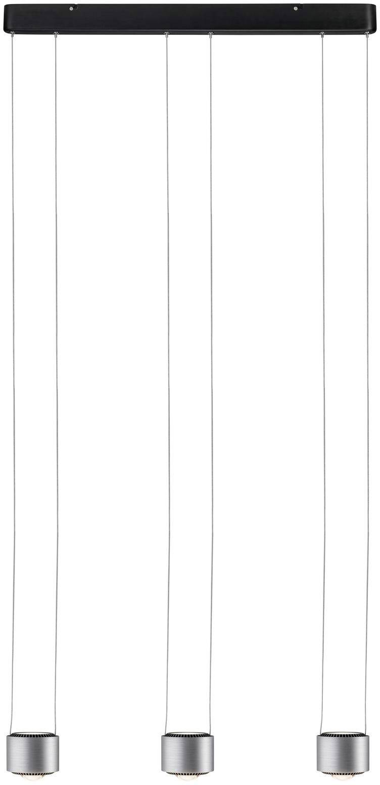 Paulmann Aldan 79720 LED-Pendelleuchte 15W Aluminium, Schwarz