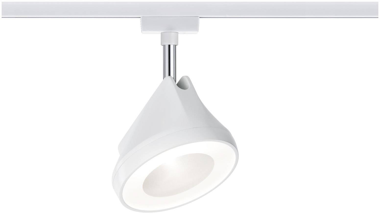 Paulmann URail Arena Hochvolt-Schienensystem-Leuchte URail LED fest eingebaut 15W LED Weiß, Chrom
