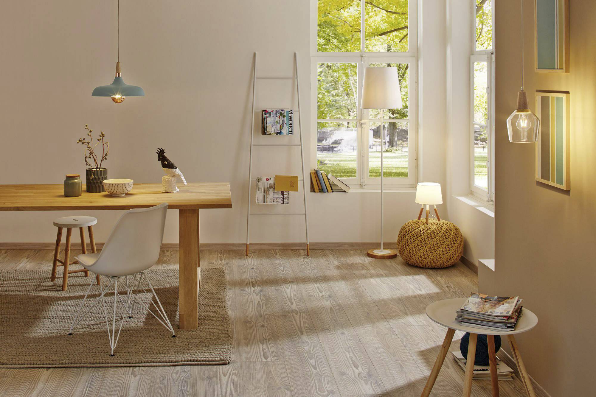 Paulmann Neordic Ylvie 79745 Pendelleuchte LED E27 20W Holz, Klar