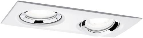 Paulmann Nova Plus Bad-Einbauleuchte LED GU10 12W IP65 Weiß (matt), Chrom
