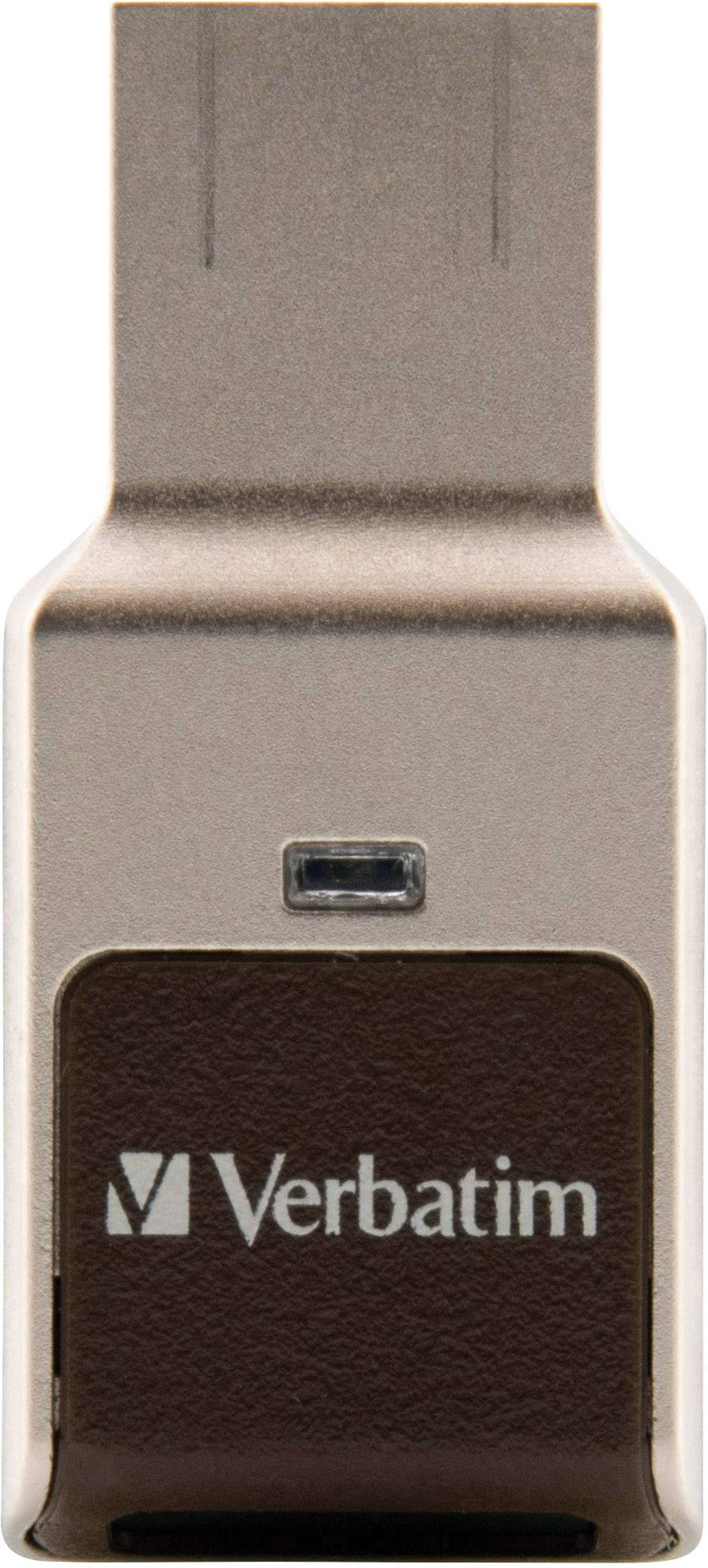 Verbatim Fingerprint Secure - AES Hardware Encryption USB-Stick 64 GB  49338 USB 3.2 Gen 1 (USB 3.0)