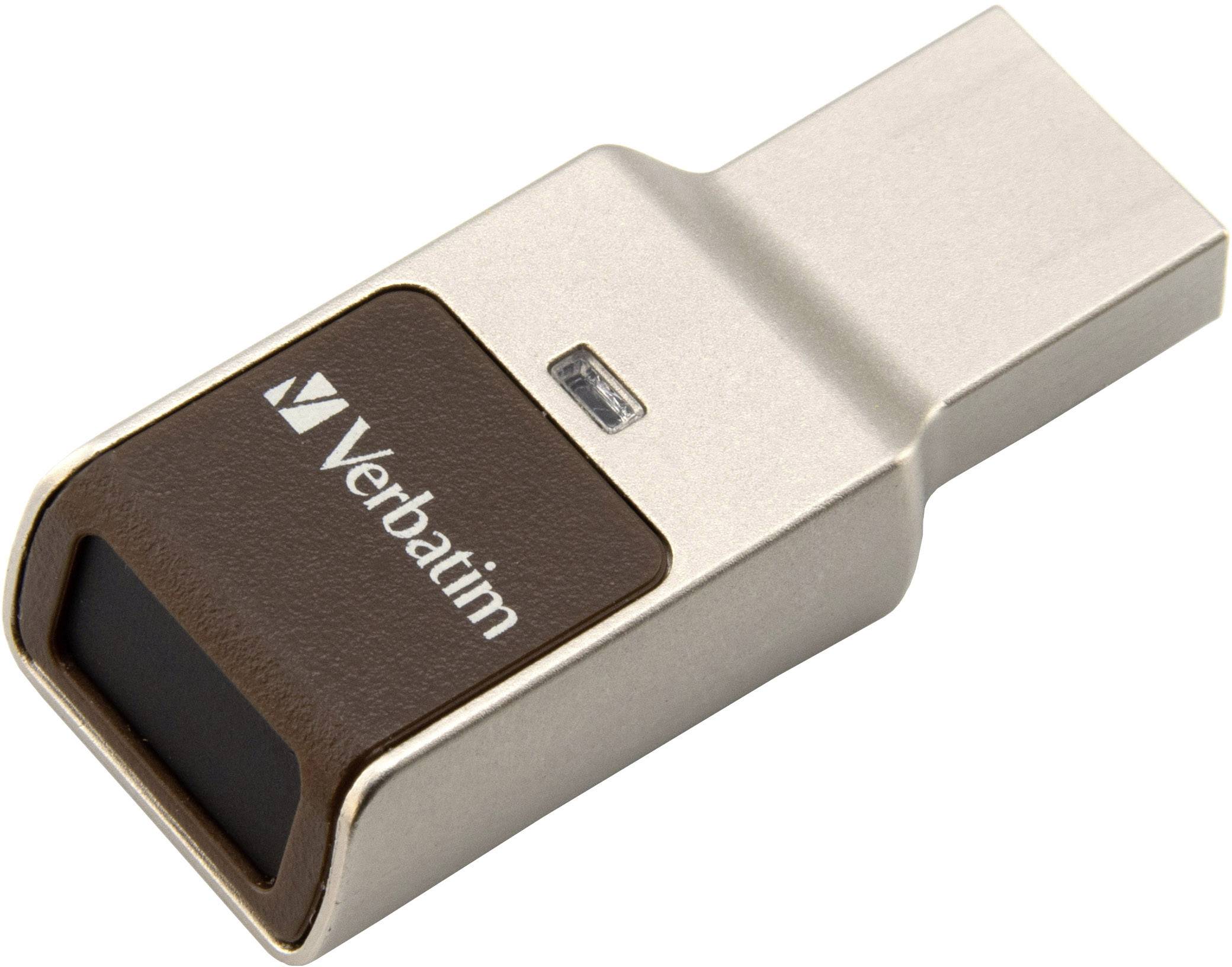 Verbatim Fingerprint Secure - AES Hardware Encryption USB-Stick 32 GB  49337 USB 3.2 Gen 1 (USB 3.0)