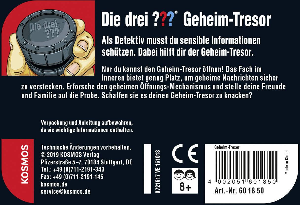 Kosmos 601850 Die drei ??? Geheim-Tresor Die drei ??? Experimentierkasten ab 8 Jahre
