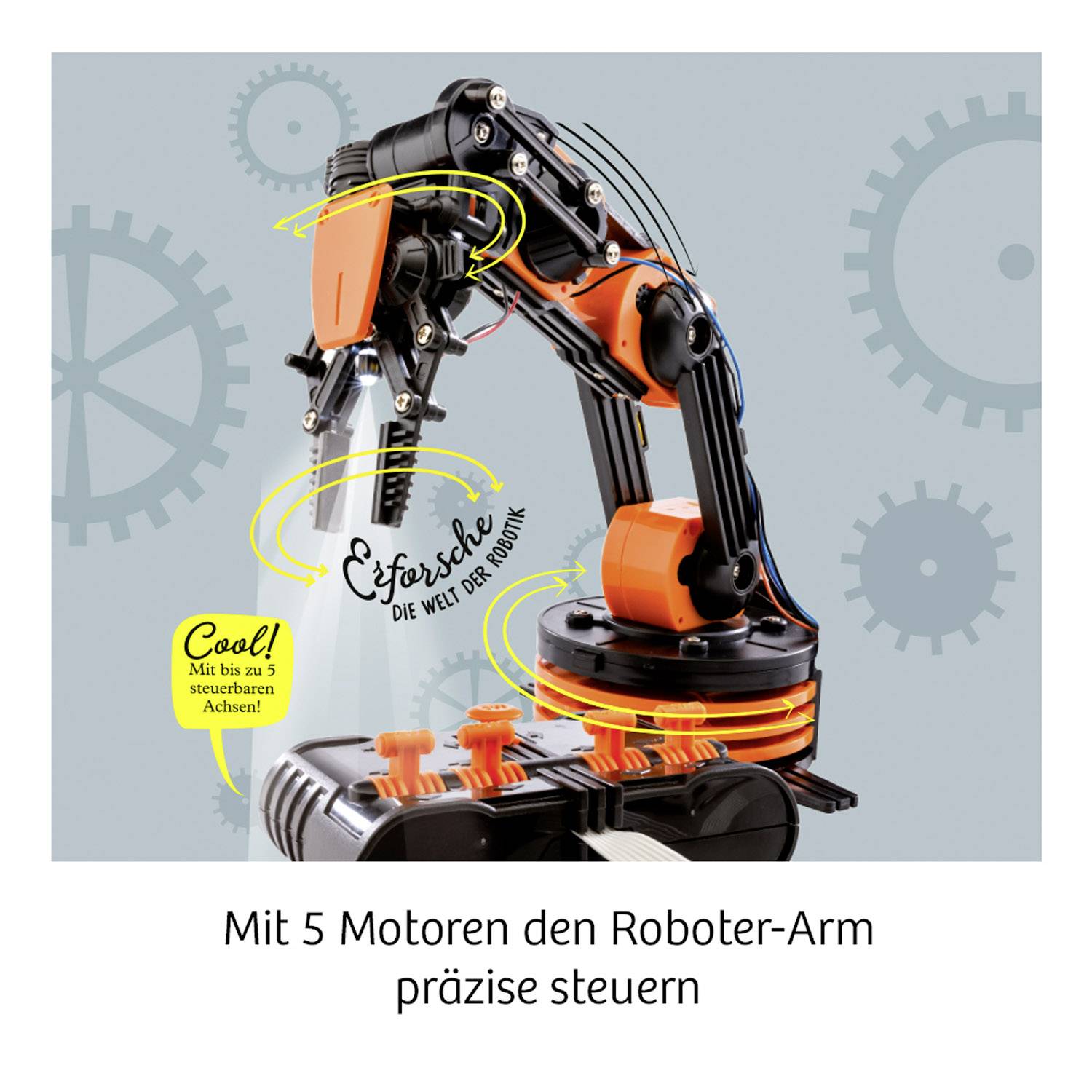 Kosmos Roboterarm Bausatz 620028