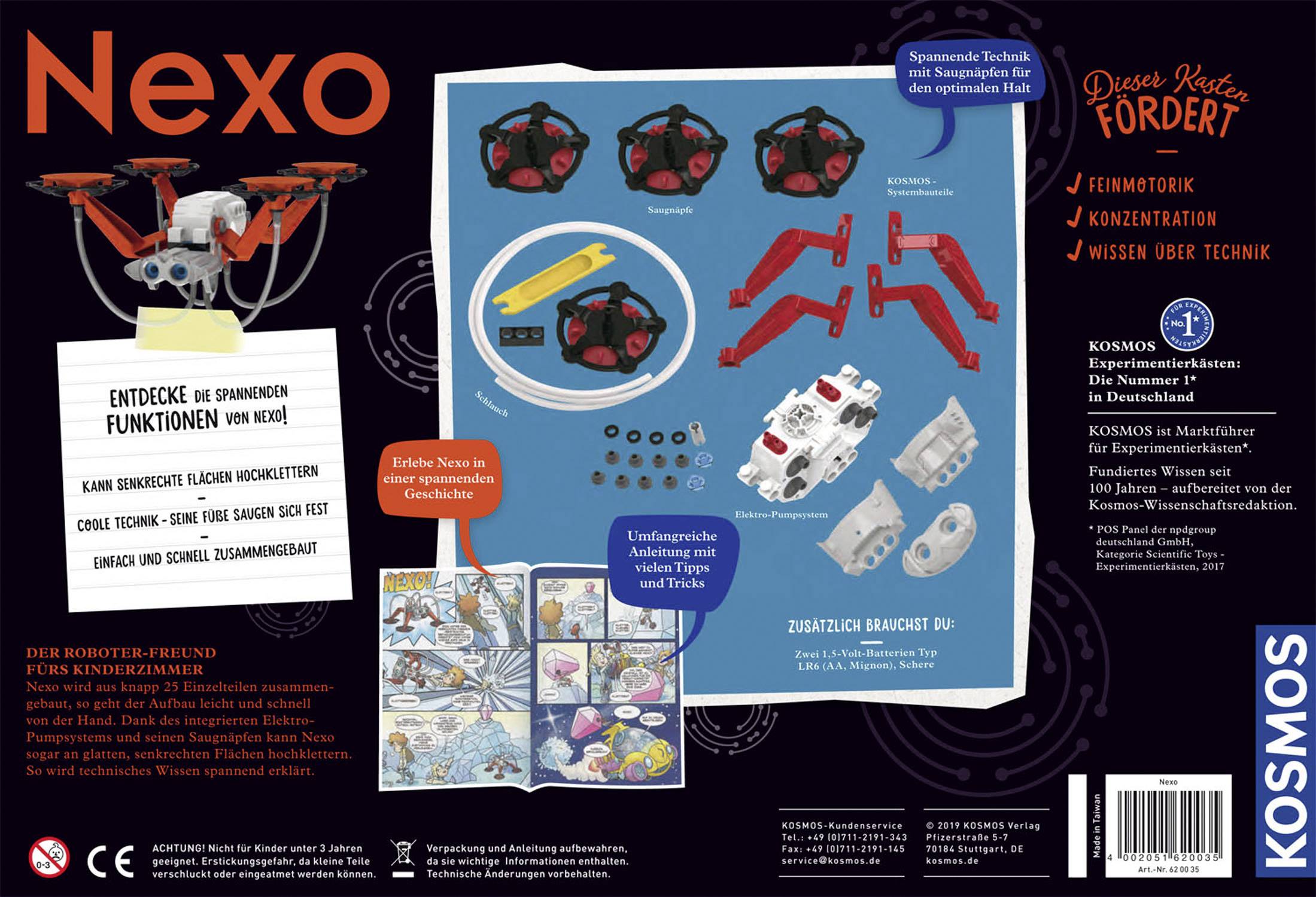 Kosmos Roboter Bausatz Nexo 620035